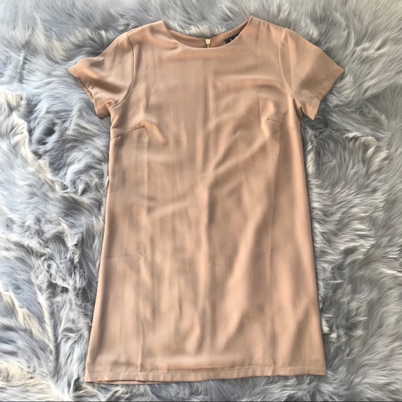 Beige Shift Dress - Picture 2 of 10
